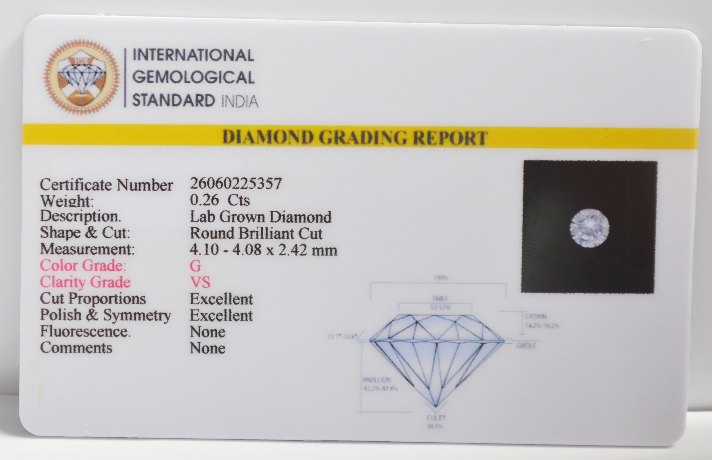 CV120K 2 CVD 0.26 Ct.