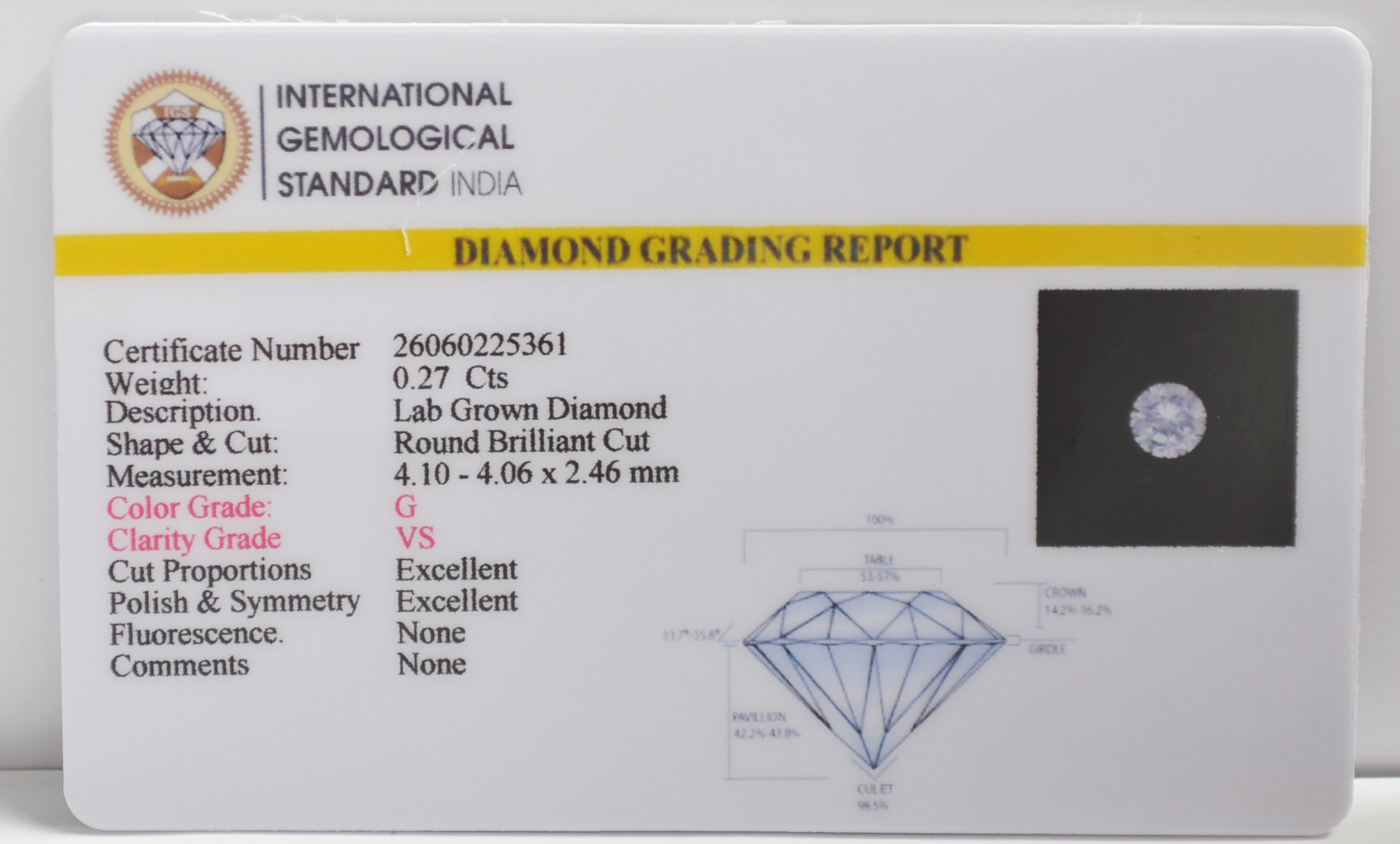 CV124K 2 CVD 0.27 Ct.