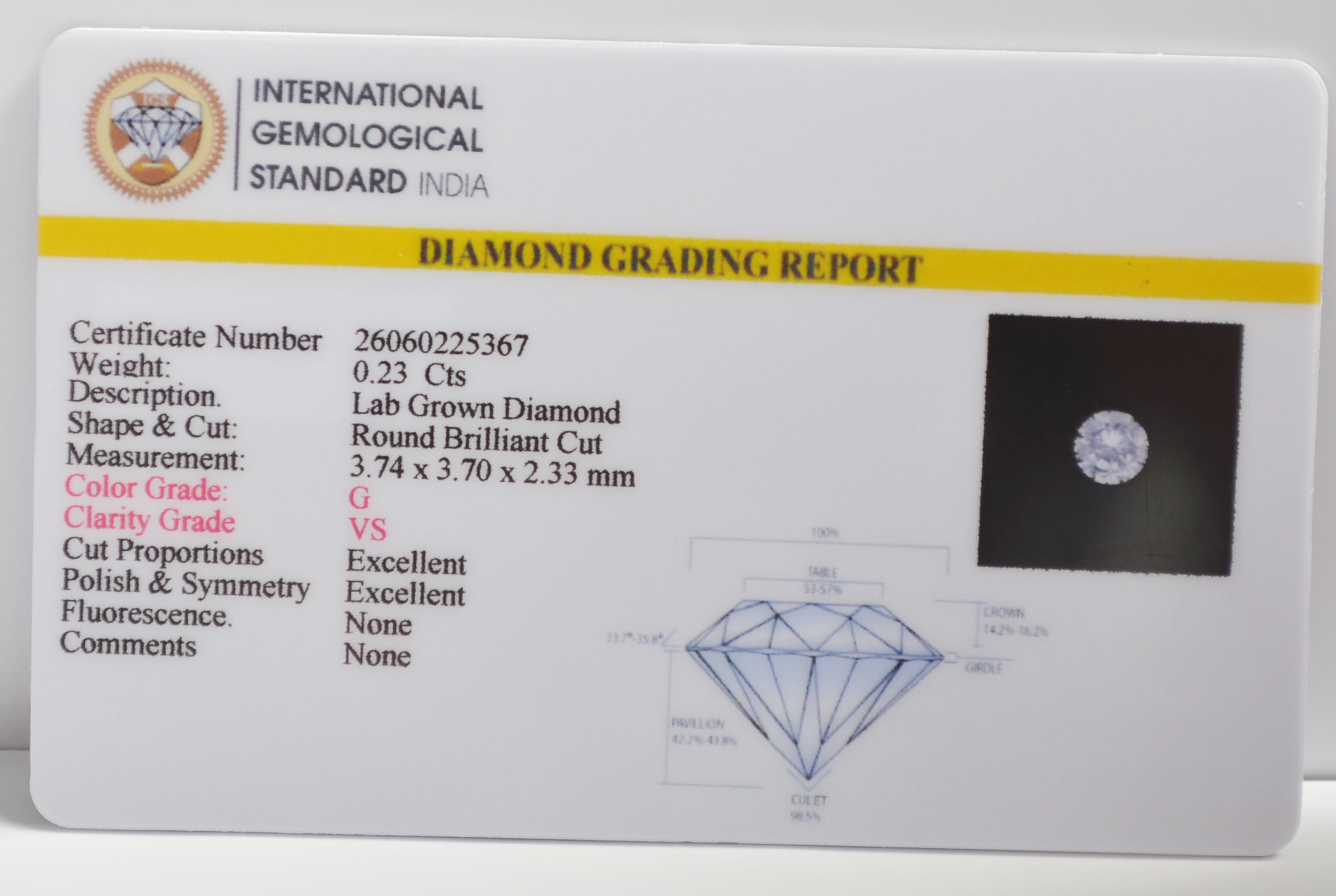 CV130K 2 CVD 0.23 Ct.