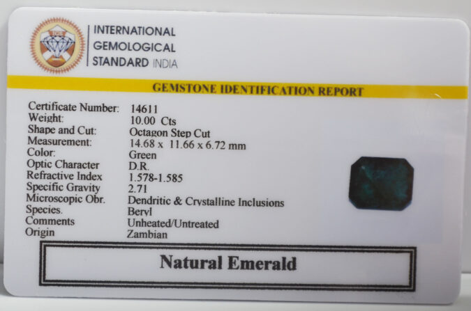 EMERALD 10 Ct.