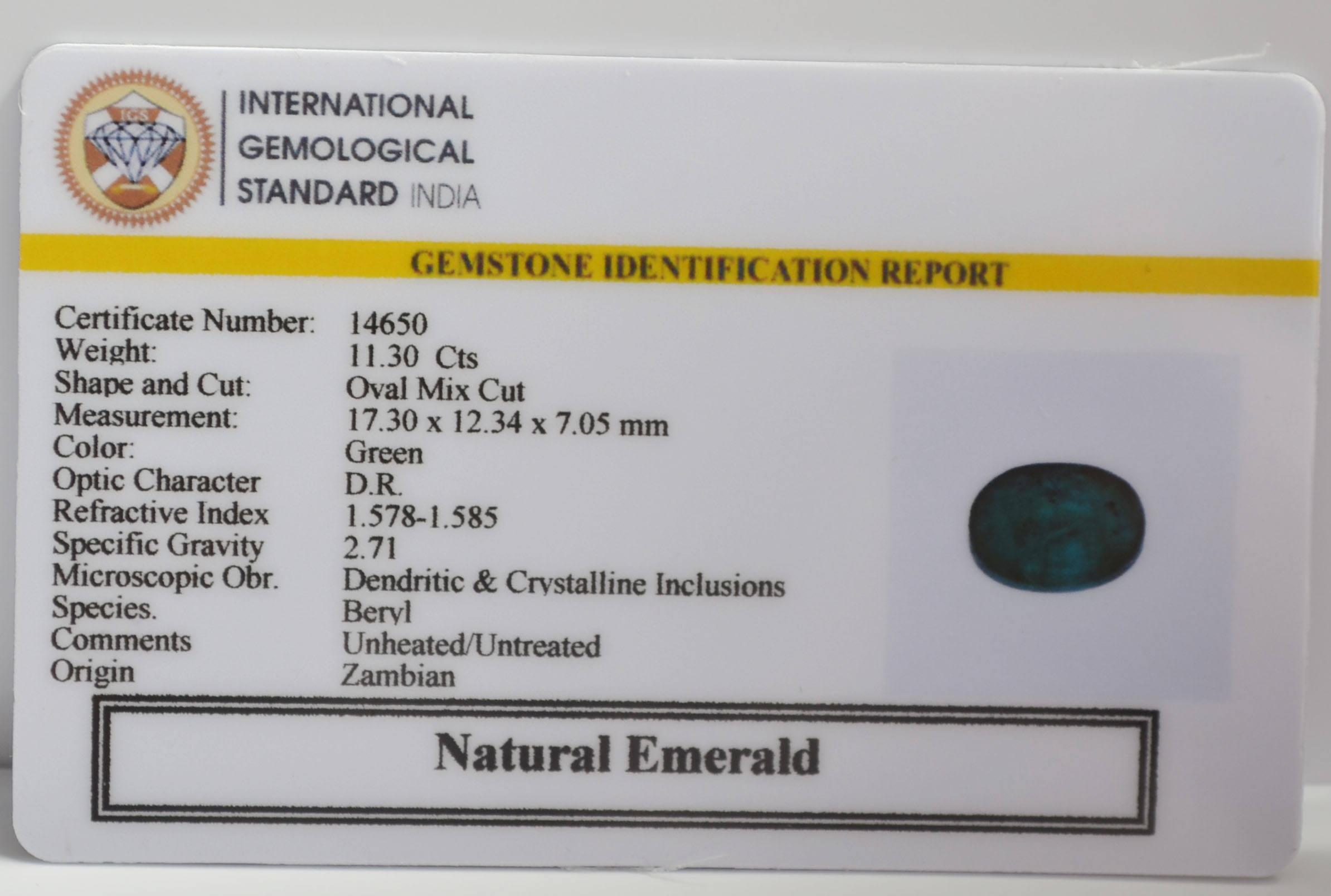 EMR23485K 2 EMERALD 11.3 Ct.