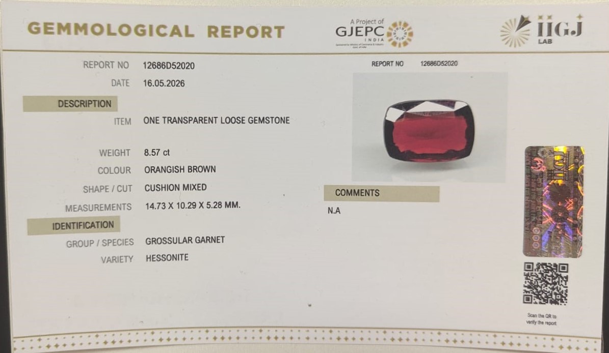HESSONITE GOMED 8.57 Ct.