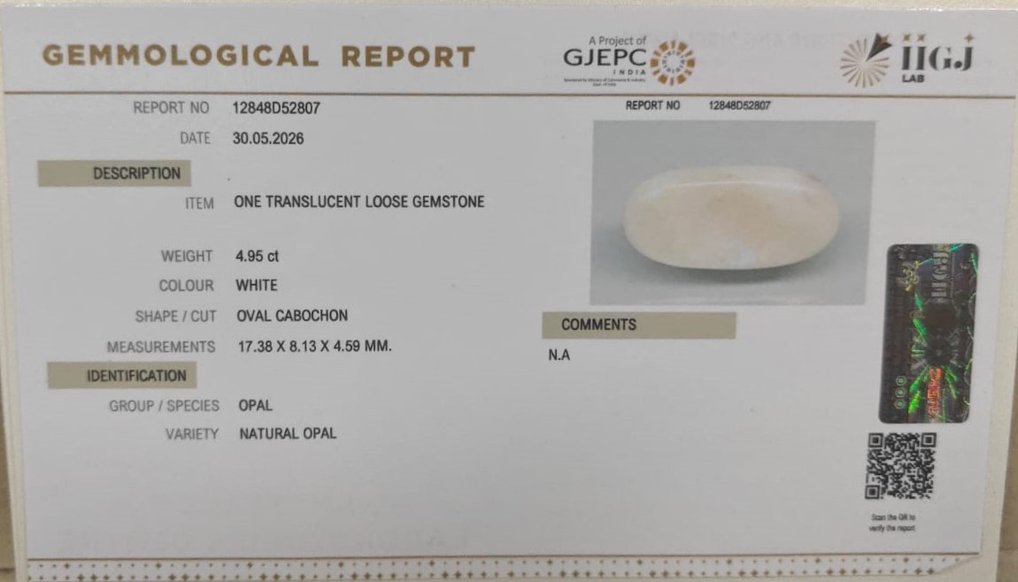 OPAL 4.95 Ct.