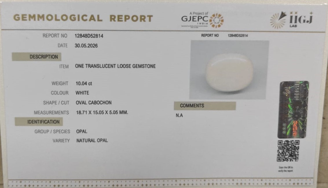 OPAL 10.04 Ct.