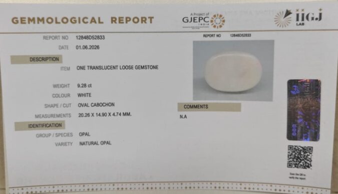 OPAL 9.28 Ct.
