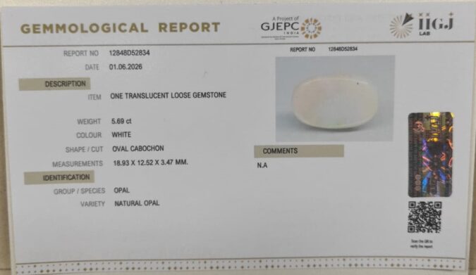 OPAL 5.69 Ct.