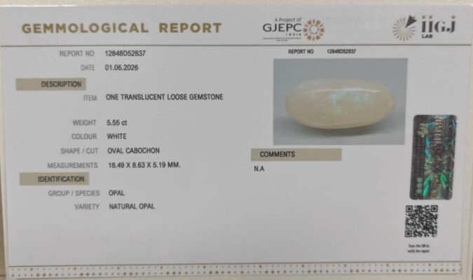 OPAL 5.55 Ct.