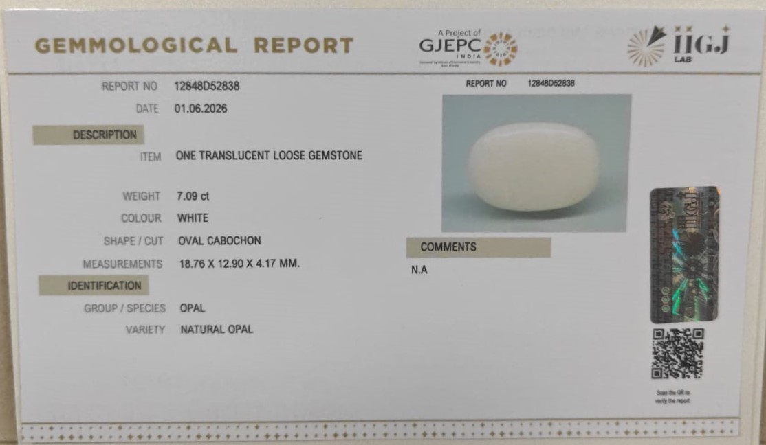 OPAL 7.09 Ct.