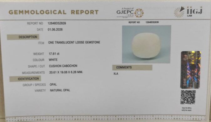 OPAL 17.61 Ct.