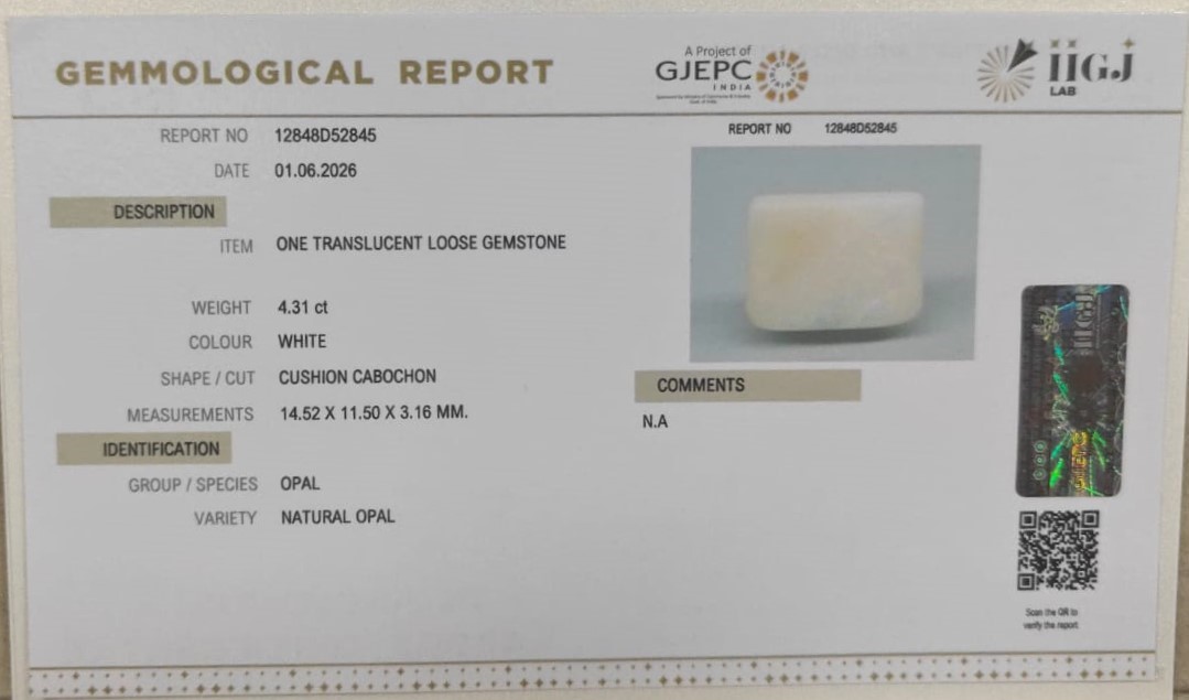 OPAL 4.31 Ct. OPAL 4.31 Ct.