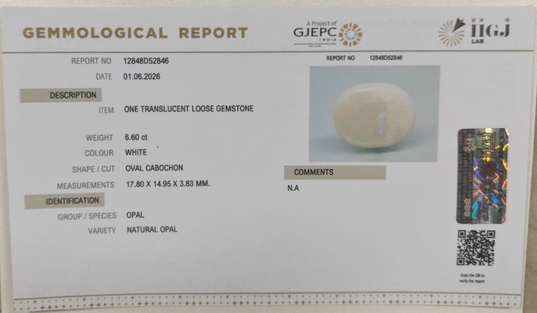 OPAL 6.6 Ct. OPAL 6.6 Ct.