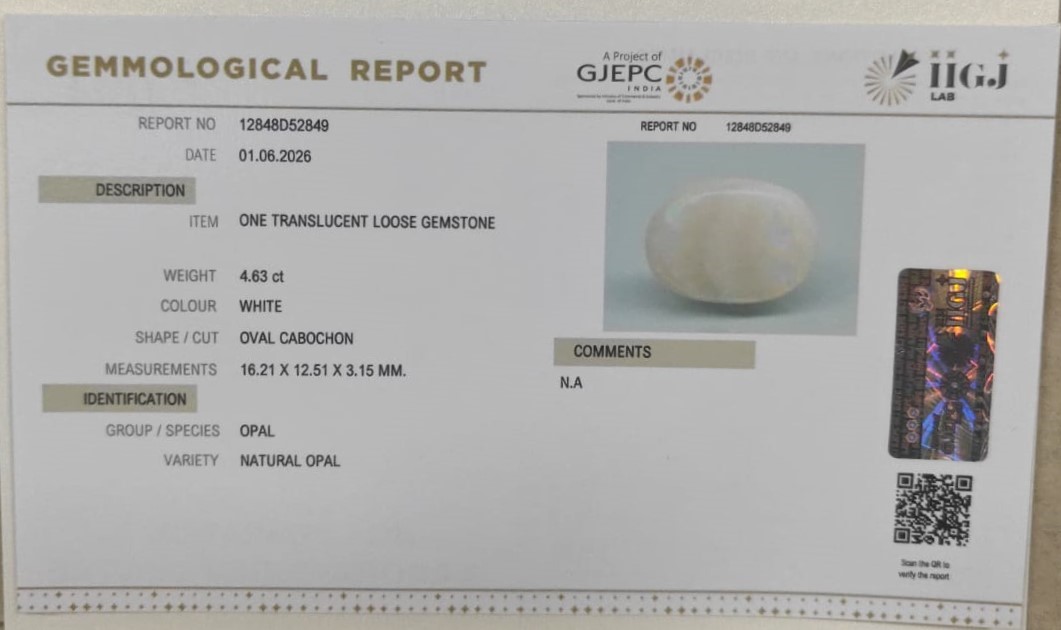 OPAL 4.63 Ct. OPAL 4.63 Ct.