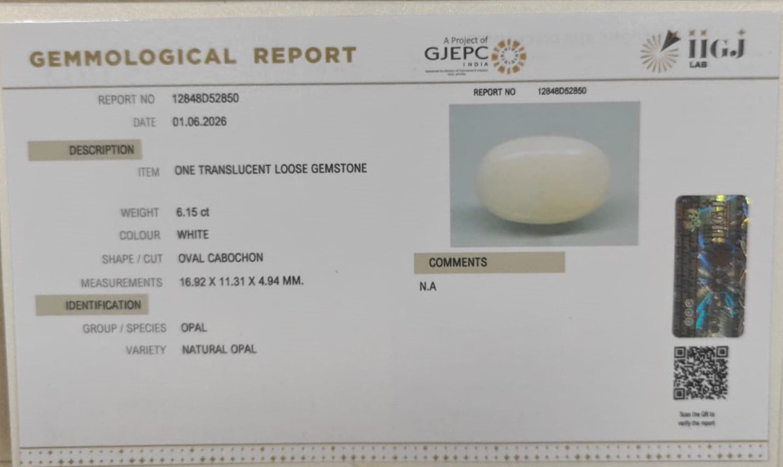 OPAL 6.15 Ct. OPAL 6.15 Ct.