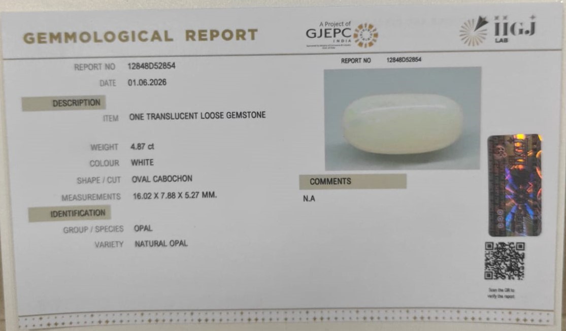 OPAL 4.87 Ct. OPAL 4.87 Ct.