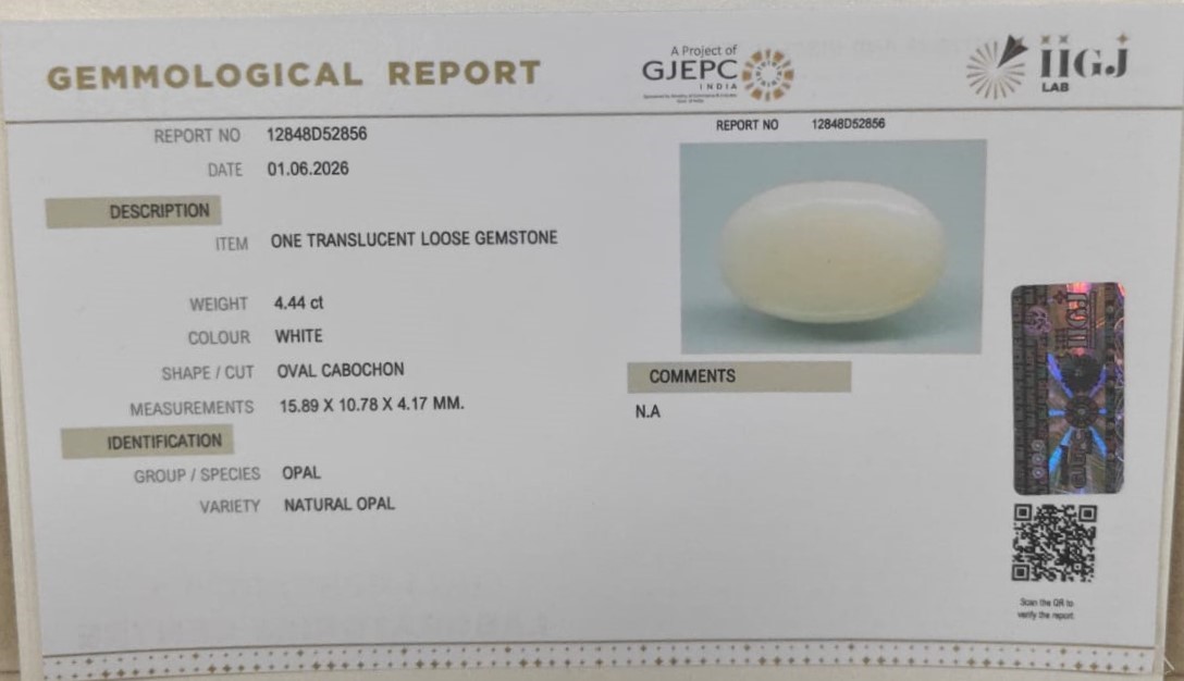 OPAL 4.44 Ct. OPAL 4.44 Ct.