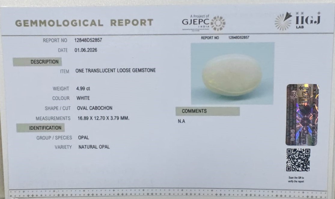 OPAL 4.99 Ct. OPAL 4.99 Ct.