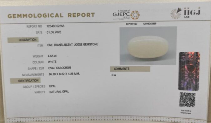 OPAL 4.55 Ct.