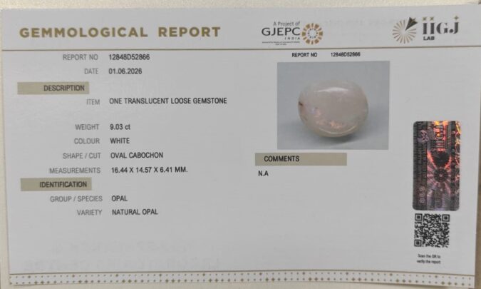 OPAL 9.03 Ct. OPAL 9.03 Ct.