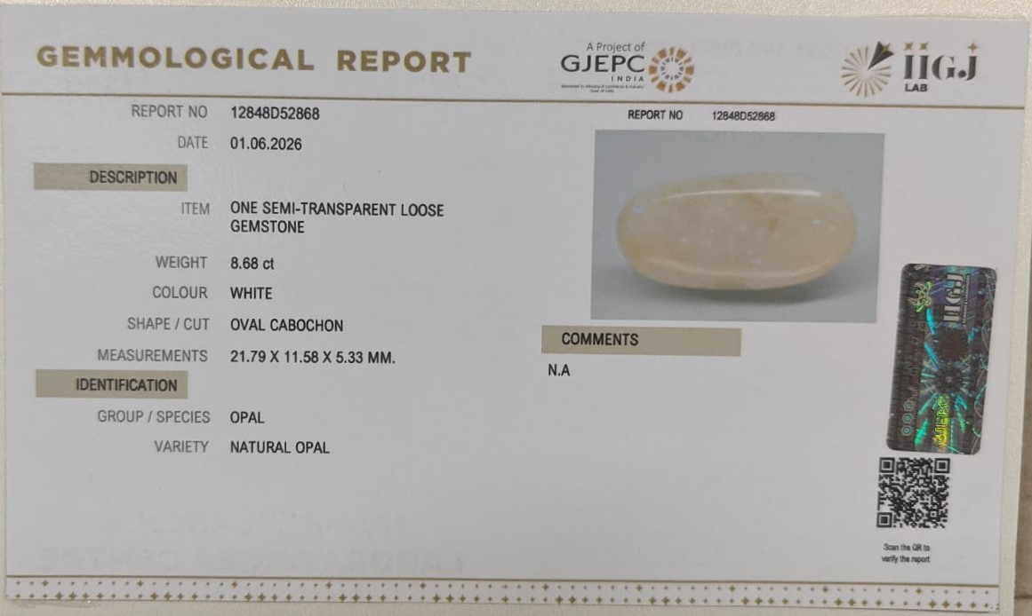 OPAL 8.68 Ct. OPAL 8.68 Ct.