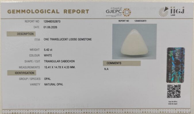 OPAL 5.42 Ct. OPAL 5.42 Ct.
