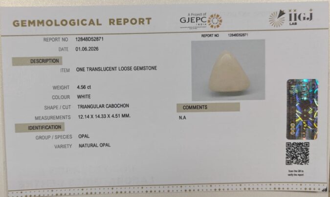 OPAL 4.56 Ct. OPAL 4.56 Ct.