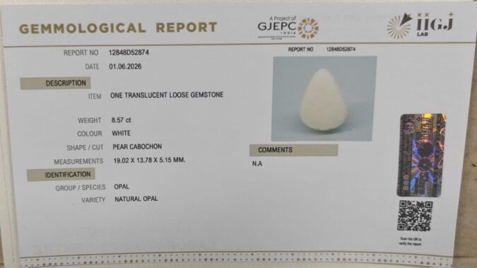 OPAL 8.57 Ct.