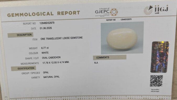 OPAL 6.77 Ct.