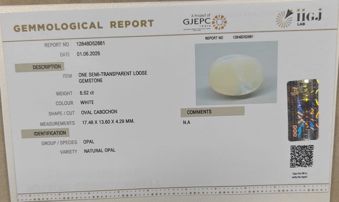OPAL 6.52 Ct. OPAL 6.52 Ct.