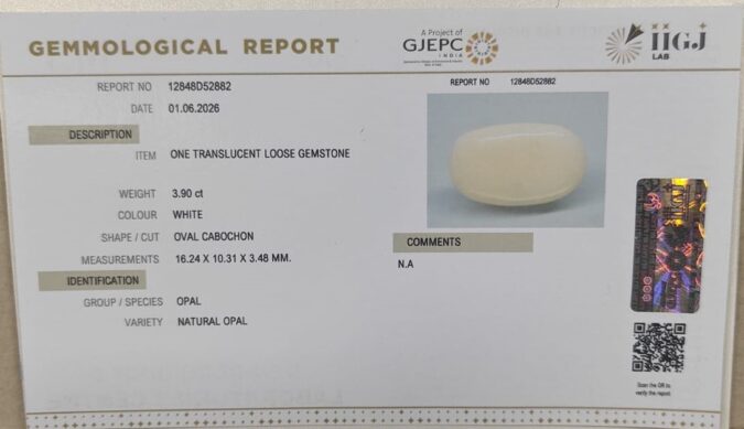 OPAL 3.9 Ct.