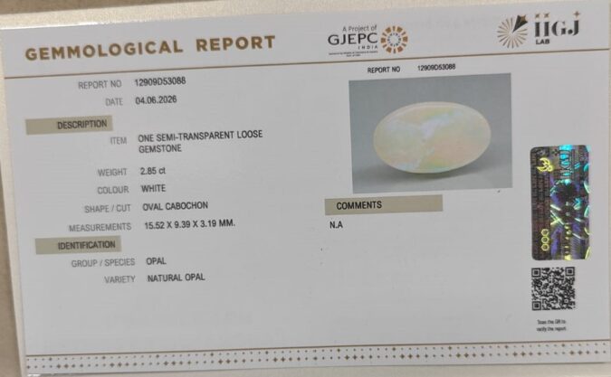 OPAL 2.85 Ct.