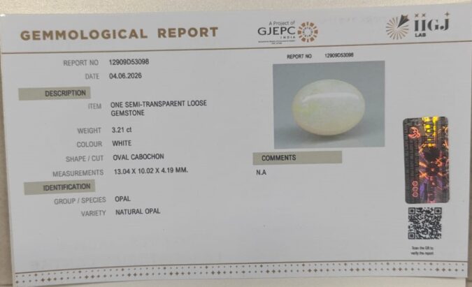 OPAL 3.21 Ct.