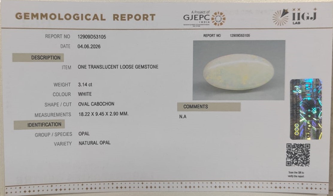 OPAL 3.14 Ct. OPAL 3.14 Ct.