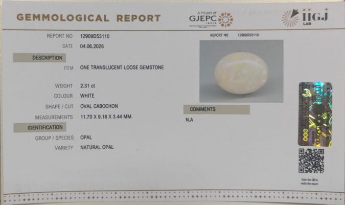 OPAL 2.31 Ct.