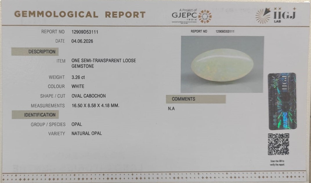 OPAL 3.26 Ct.