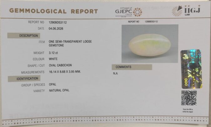 OPAL 3.12 Ct.