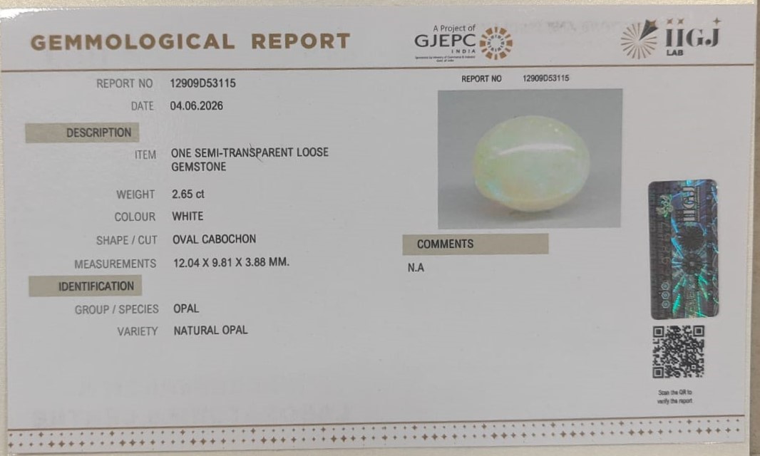 OPAL 2.65 Ct.