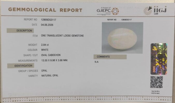 OPAL 2.84 Ct.