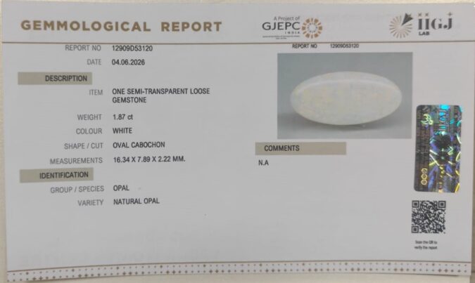 OPAL 1.87 Ct.