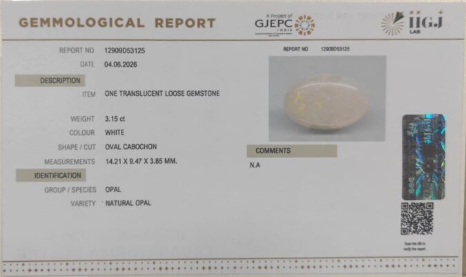 OPAL 3.15 Ct.