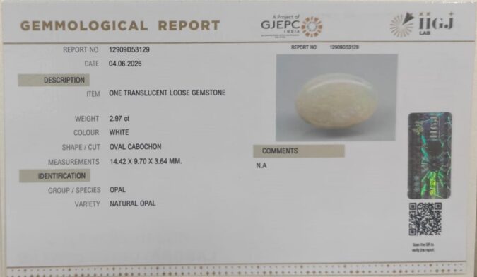 OPAL 2.97 Ct.