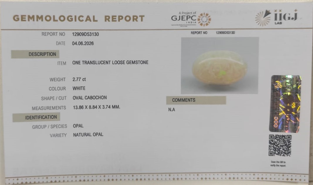 OPAL 2.77 Ct.