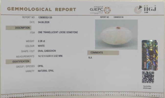 OPAL 2.26 Ct.