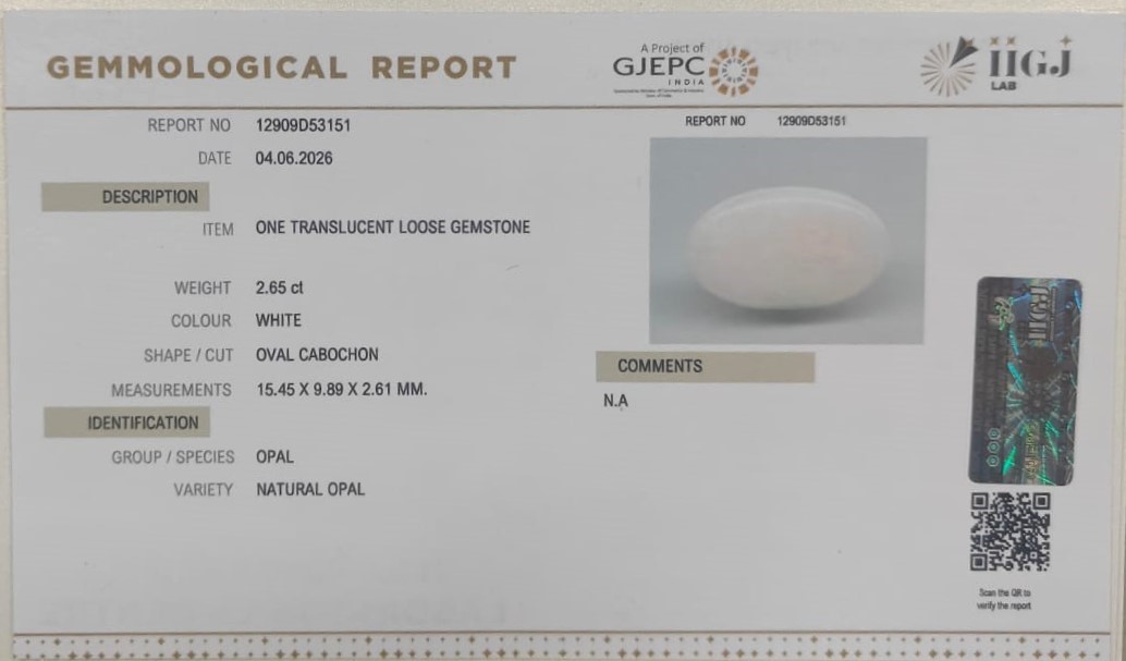 OPAL 2.65 Ct. OPAL 2.65 Ct.