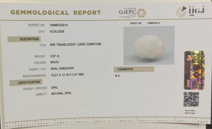 OPAL 3.57 Ct.
