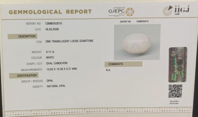 OPAL 4.11 Ct.