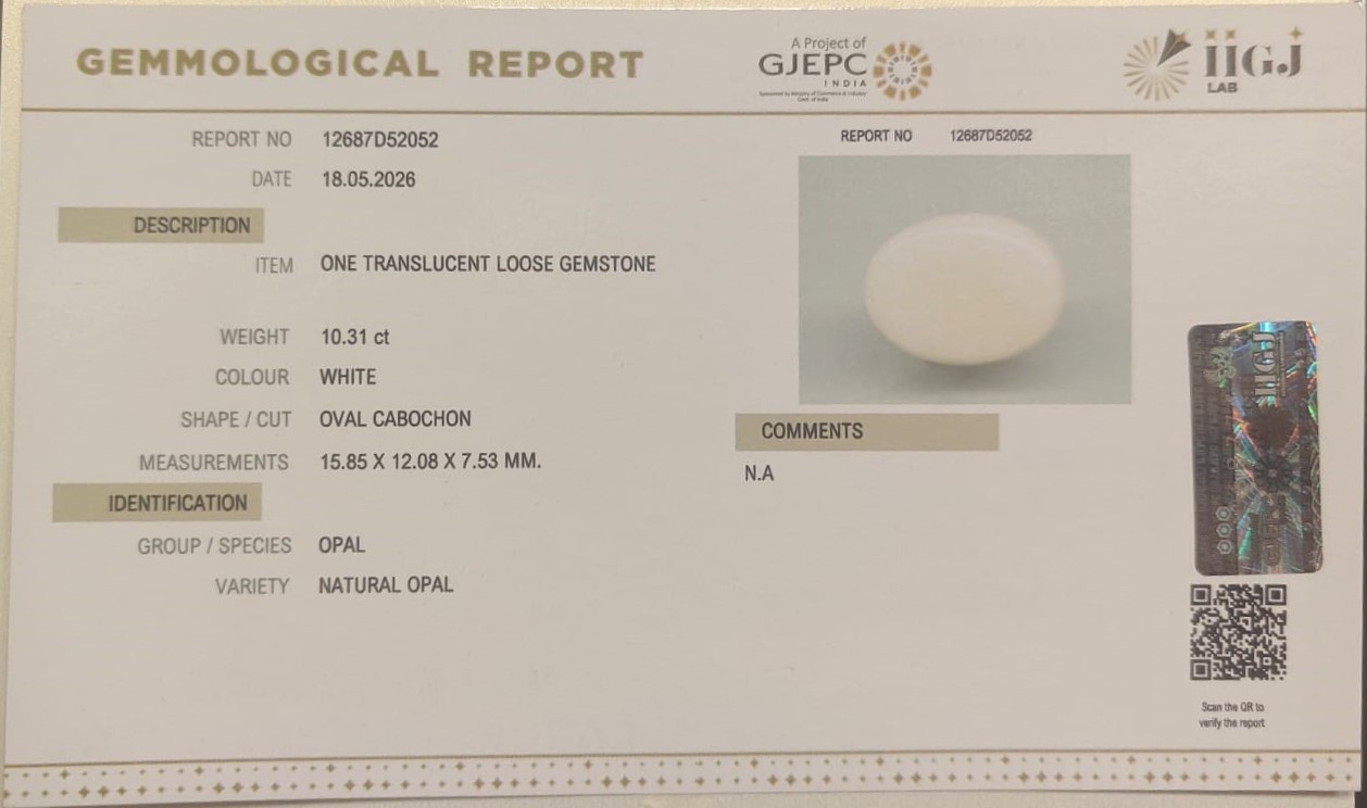 OPAL 10.31 Ct.