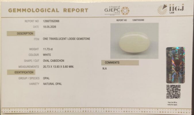 OPAL 11.73 Ct. OPAL 11.73 Ct.