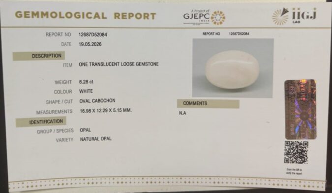 OPAL 6.28 Ct.