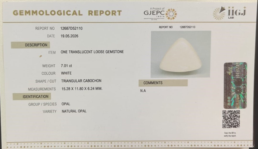 OPAL 7.01 Ct.