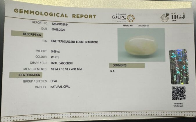 OPAL 5.66 Ct.